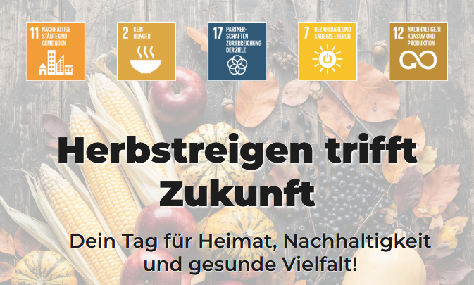 Nachhaltigkeit zum Anfassen: verschiedene Akteure der Zukunftsküche Tangerhütte sind am 3.10. dabei