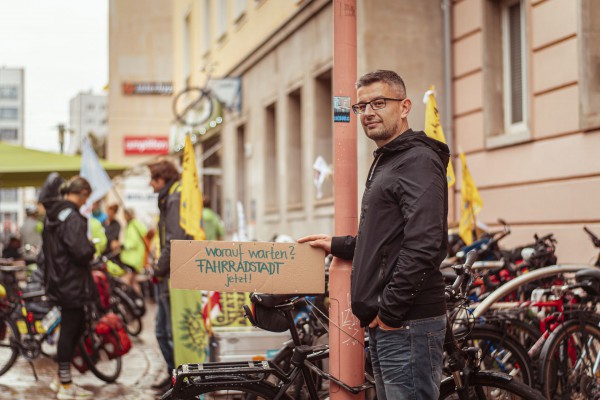 Bild zur Fahrraddemo 