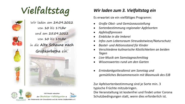 Infobild Vielfaltstage